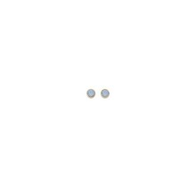 Air Blue Opal Basis Crystal Oorstuds Goud 82341