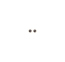 Black Patina Basis Crystal Oorstuds Goud 82341