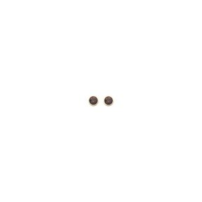 Burgundy Basis Crystal Oorstuds Goud 82341