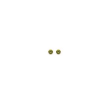 Olivine Basis Crystal Oorstuds Goud 82341
