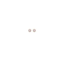 Rose Water Opal Basis Crystal Oorstuds Goud 82341