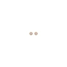 Silk Basis Crystal Oorstuds Goud 82341