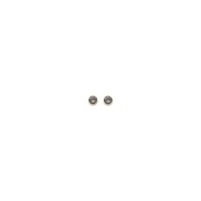Silver Night Basis Crystal Oorstuds Goud 82341