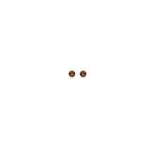 Smoke Topaz Basis Crystal Oorstuds Goud 82341