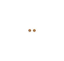 Topaz Basis Crystal Oorstuds Goud 82341