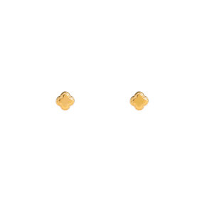 Clover Stud Goud Oorbellen E4803-2