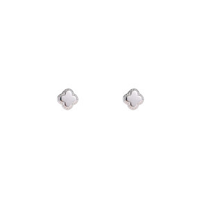 Clover Stud Zilver Oorbellen E4803-1