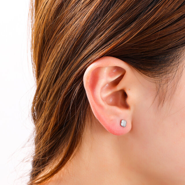 Clover Stud Zilver Oorbellen E4803-1