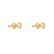 Litlle Bow Stud Goud Oorbellen E4812-2