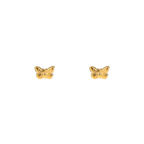 Butterfly Stud Goud Oorbellen E4816-2