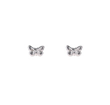 Butterfly Stud Zilver Oorbellen E4816-1