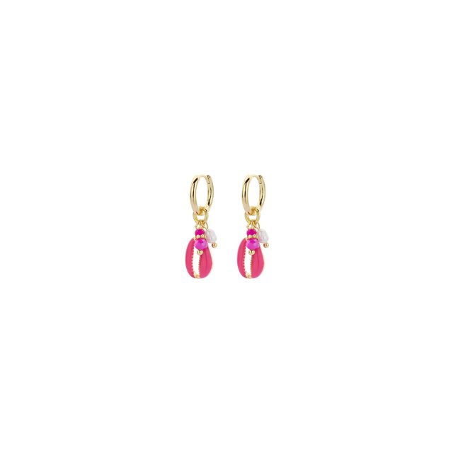 Beach Finds Schelp Oorbellen Fuchsia 83306MIX05