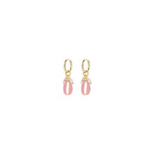 Beach Finds Schelp Oorbellen Licht Roze 83306MIX03