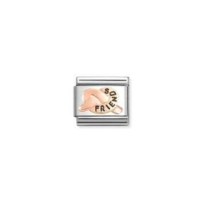 Nomination Link Rosékleurig - 430202-36 - Classic SYMBOLS - Friends Knot