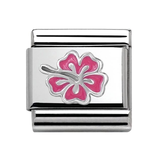Nomination Link - 330202-24 - Classic SYMBOLS - Hibiscus Pink