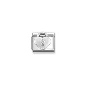 Nomination  Link - 330311-19 - Classic CL SYMBOLS - Heart Padlock with CZ Nomination  Link - 330311-19 - Classic CL SYMBOLS - Heart Padlock with CZ