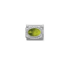 NOMINATION COMPOSABLE CLASSIC DETAIL PERIDOT 330504/05