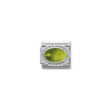 NOMINATION COMPOSABLE CLASSIC DETAIL PERIDOT 330504/05