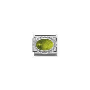 NOMINATION COMPOSABLE CLASSIC DETAIL PERIDOT 330504/05