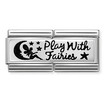 Nomination Link - 330710-22 - Classic DOUBLE ENGRAVED - Play with Fairies