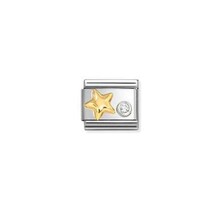 Nomination Link - 630301-01 - Classic SYMBOLS - Raised Star CZ White