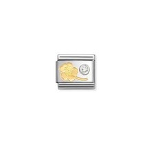 NOMINATION COMPOSABLE CLASSIC SYMBOL MYOSOTIS WHITE 630301/04