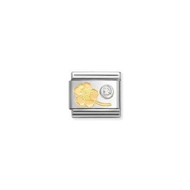 NOMINATION COMPOSABLE CLASSIC SYMBOL MYOSOTIS WHITE 630301/04