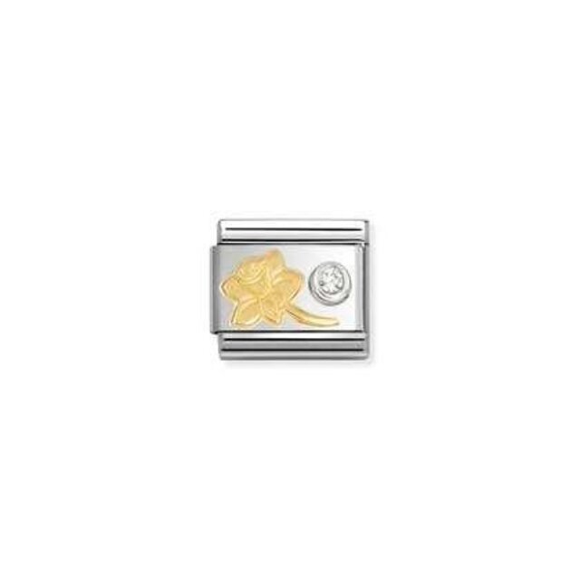 Nomination Link - 630301-05 - Classic SYMBOLS - Narcissus with CZ White Nomination Link - 630301-05 - Classic SYMBOLS - Narcissus with CZ White