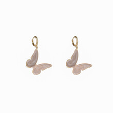 Enamel Butterfly - Cream E5054-1