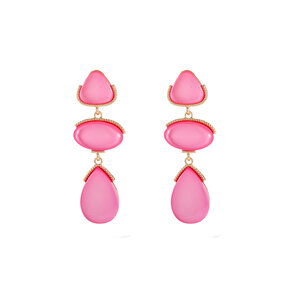 Triple Drop - 14K + Peach E5052-2
