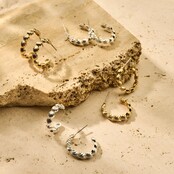 Mer Oorringen met Schelpen 84131-S Mer Oorringen met Schelpen 84131-S