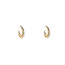 Day & Eve by Go Dutch Label CROISSANT CREOLE GOLD OORBELLEN E4019-2