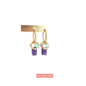 Summer Hoop - 14K E5484-2