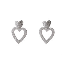 Big Heart Dangle  Day & Eve Oorbel E5331-1