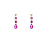 Day & Eve by Go Dutch Label Top Heart Dangle Fucsia Oorbellen E4647-4
