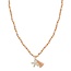 Biba Lange crystal ketting zeester zilver 61579Mix06