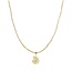 Biba Beige schelp ketting 61619