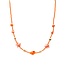 Biba Summer fun schelpen ketting oranje 61593Mix01
