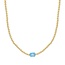 Biba Lucky gold & blue eye ketting 61638Mix02