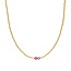 Biba Tripple love gold ketting 61658Mix02