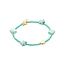 Biba Summer fun schelpen armband turquoise 55237Mix03