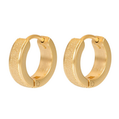 Oorbellen Sandblasted