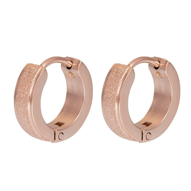 Oorbellen Sandblasted