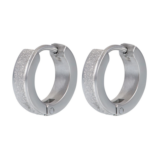 Oorbellen Sandblasted