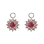 iXXXi Jewelry Oorring Bedels Lucia Fuchsia