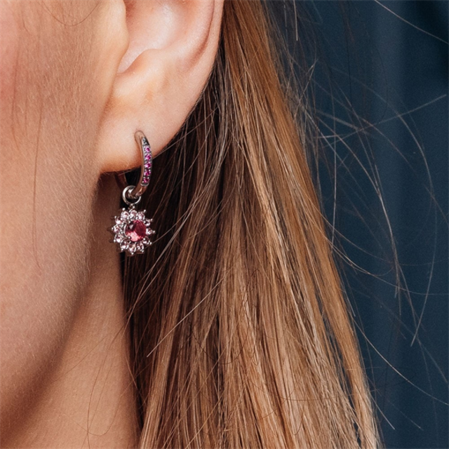 Oorring Bedels Lucia Fuchsia