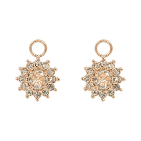 Oorring Bedels Lucia Peach