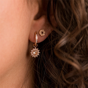 Oorring Bedels Lucia Peach