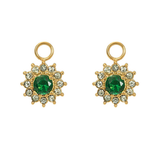 Oorring Bedels Lucia Emerald