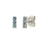iXXXi Jewelry Oorbellen Triple Stone Blue